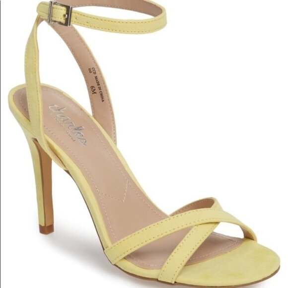 Charles David Rome Sandal yellow 9M NIB - Picture 1 of 4